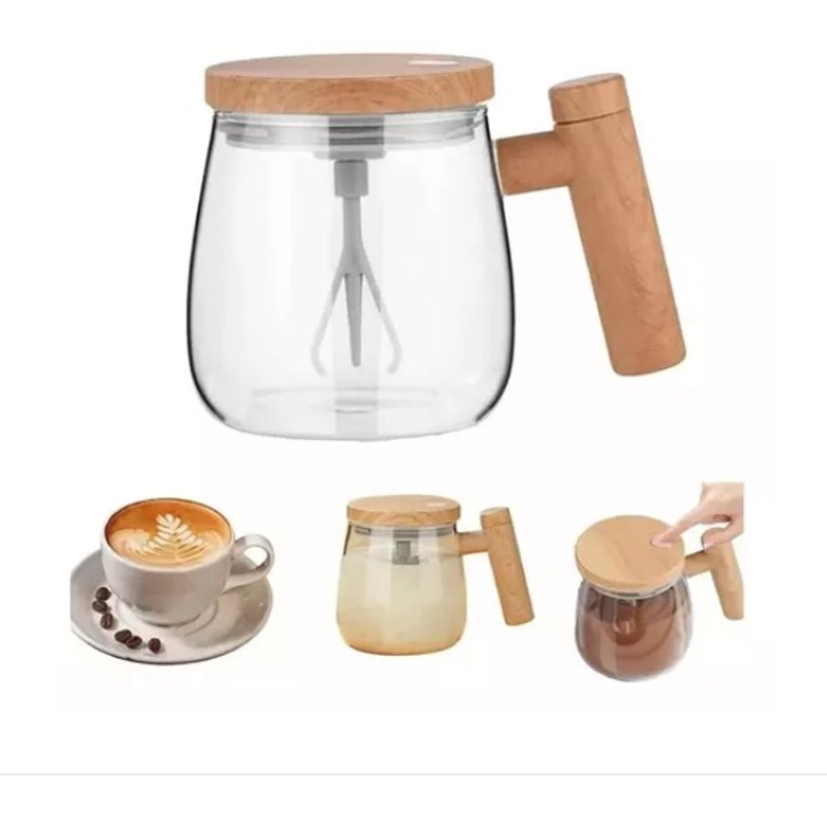 GENERICO - Taza Mug Eléctrico Con Mezclador Automático 400ml Té Café