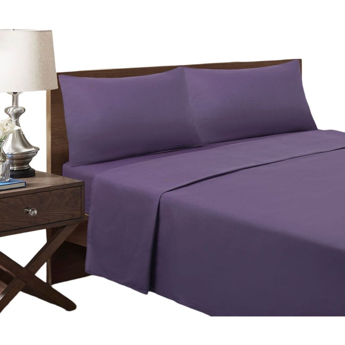 GENERICO - Sábanas 144 Hilos Confort - 2 Plazas C10