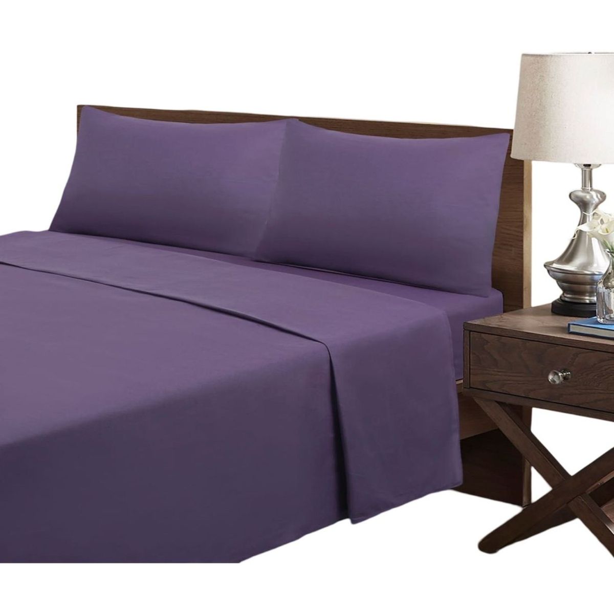 GENERICO - Sábanas 144 Hilos Confort - 2 Plazas C10