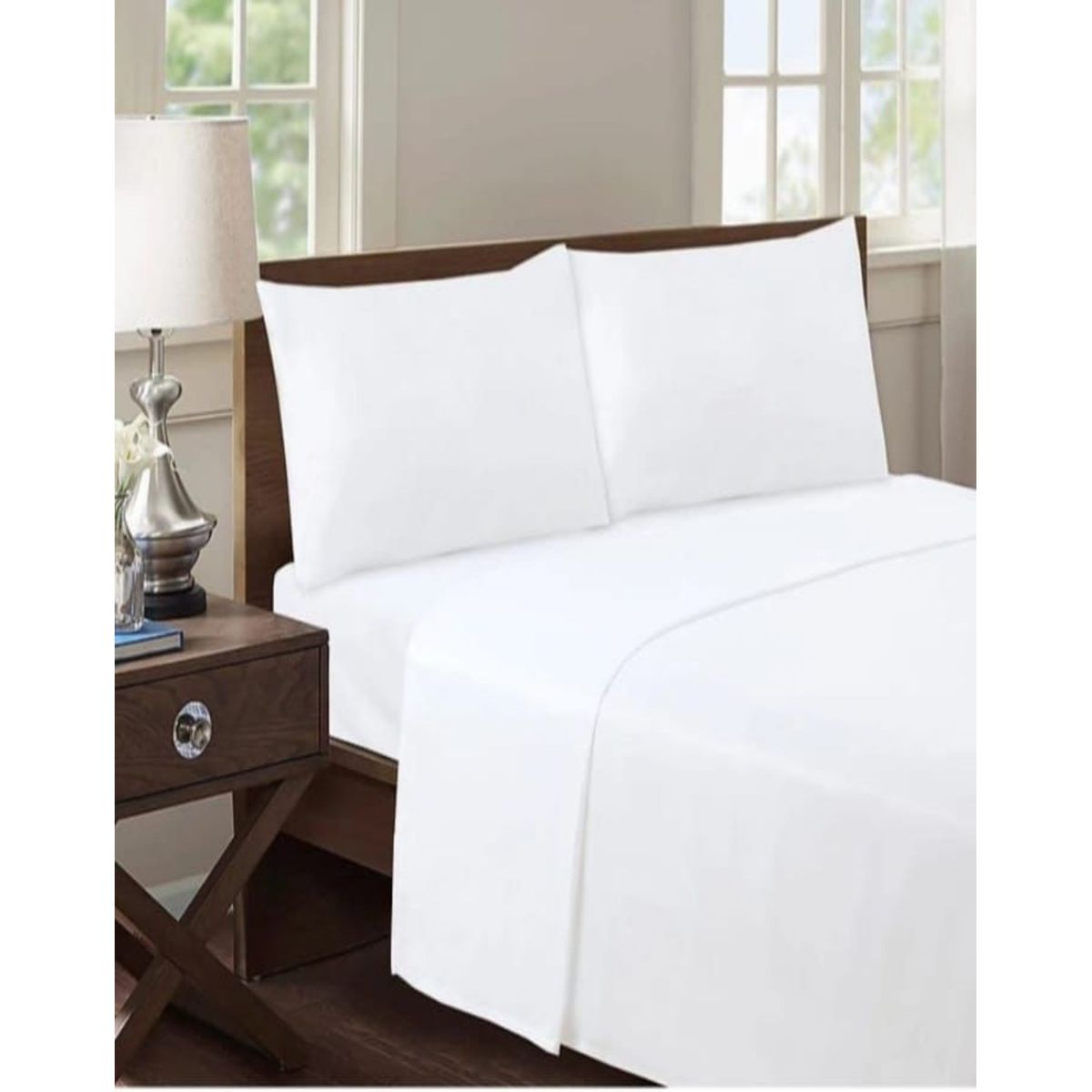 GENERICO - Sábanas 144 Hilos Confort - 2 Plazas C7