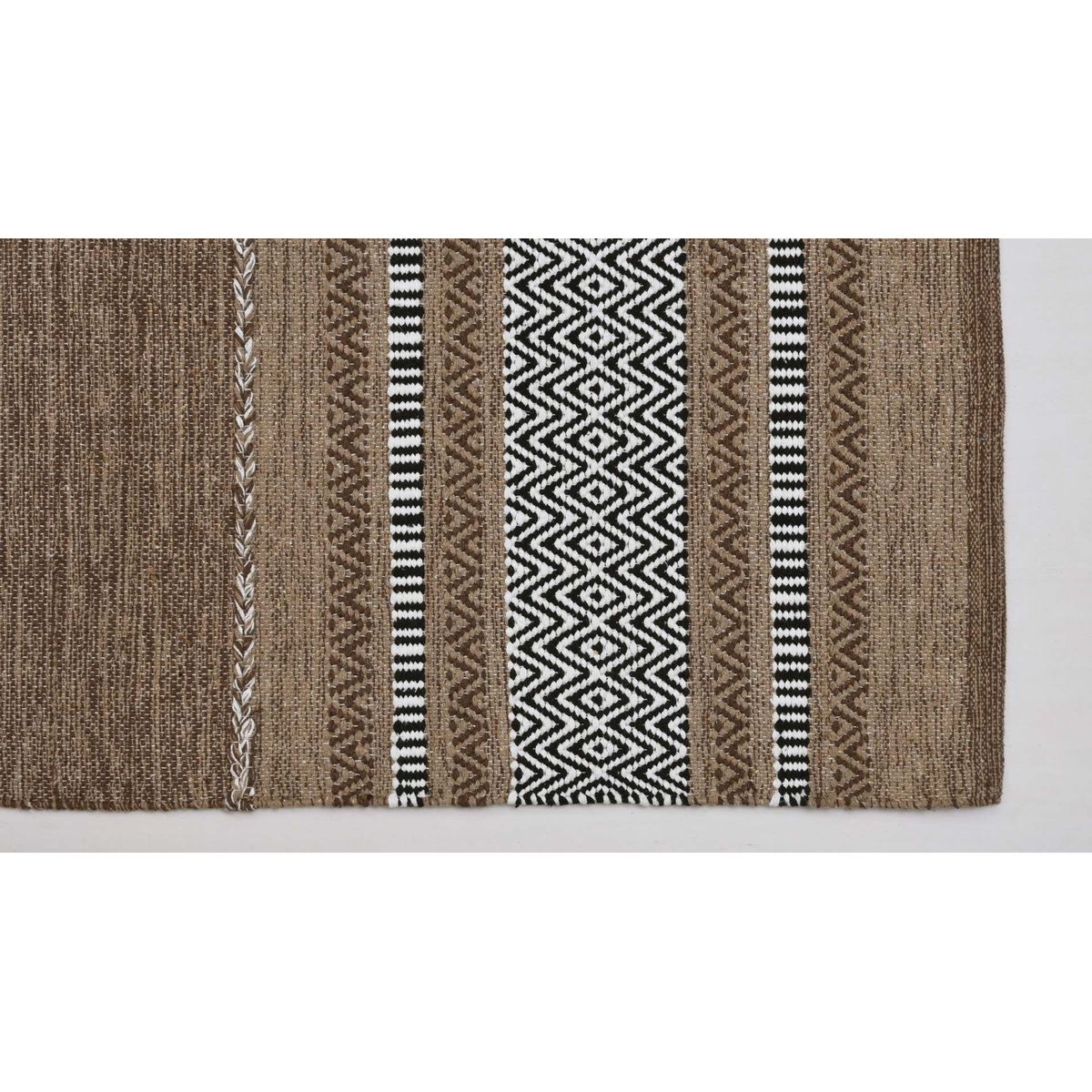 DECOGHAR - Alfombra Kilim Rustic Nomad Antideslizante Marrón 280 X 365 mts