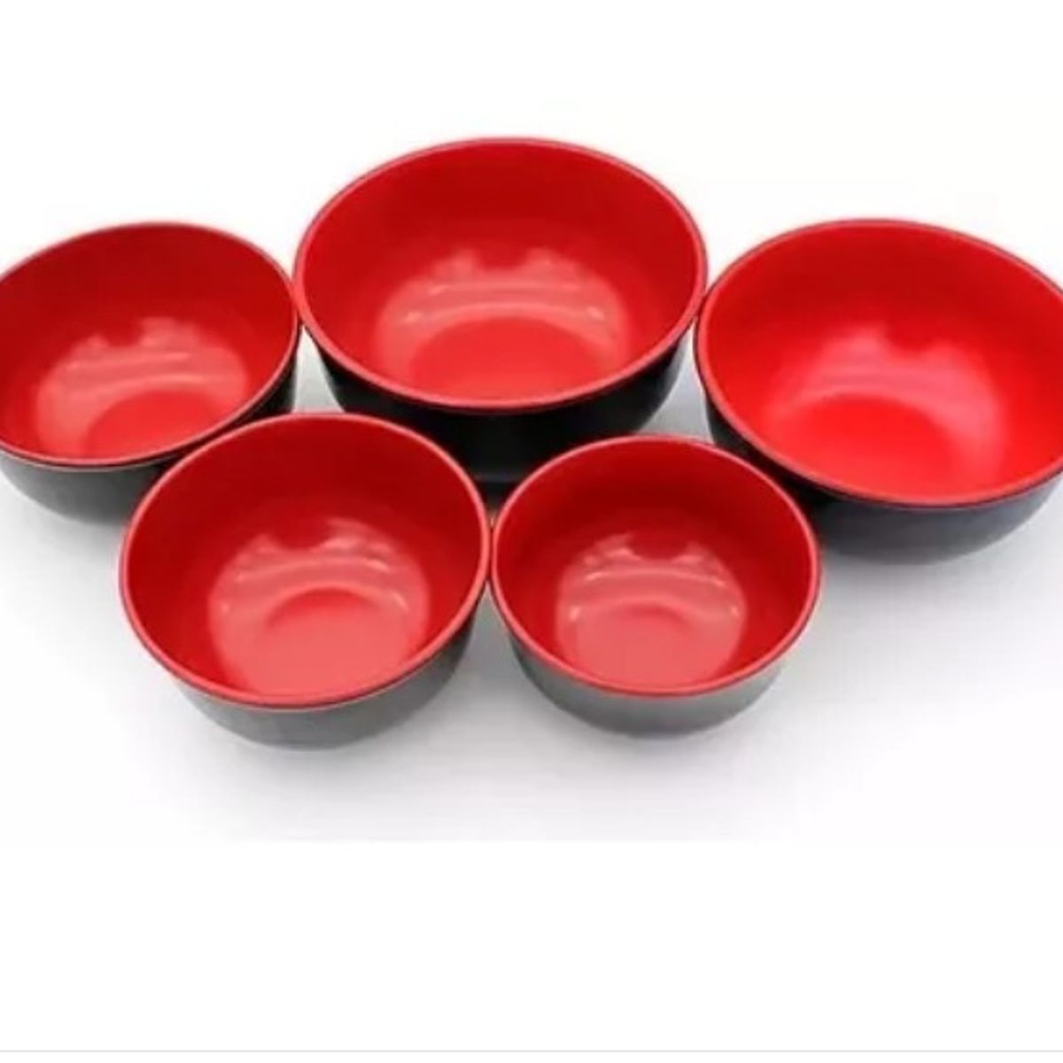 GENERICO - Pack 6 Pocillo Tazón  De Melamina Bowl Cocina 800ml