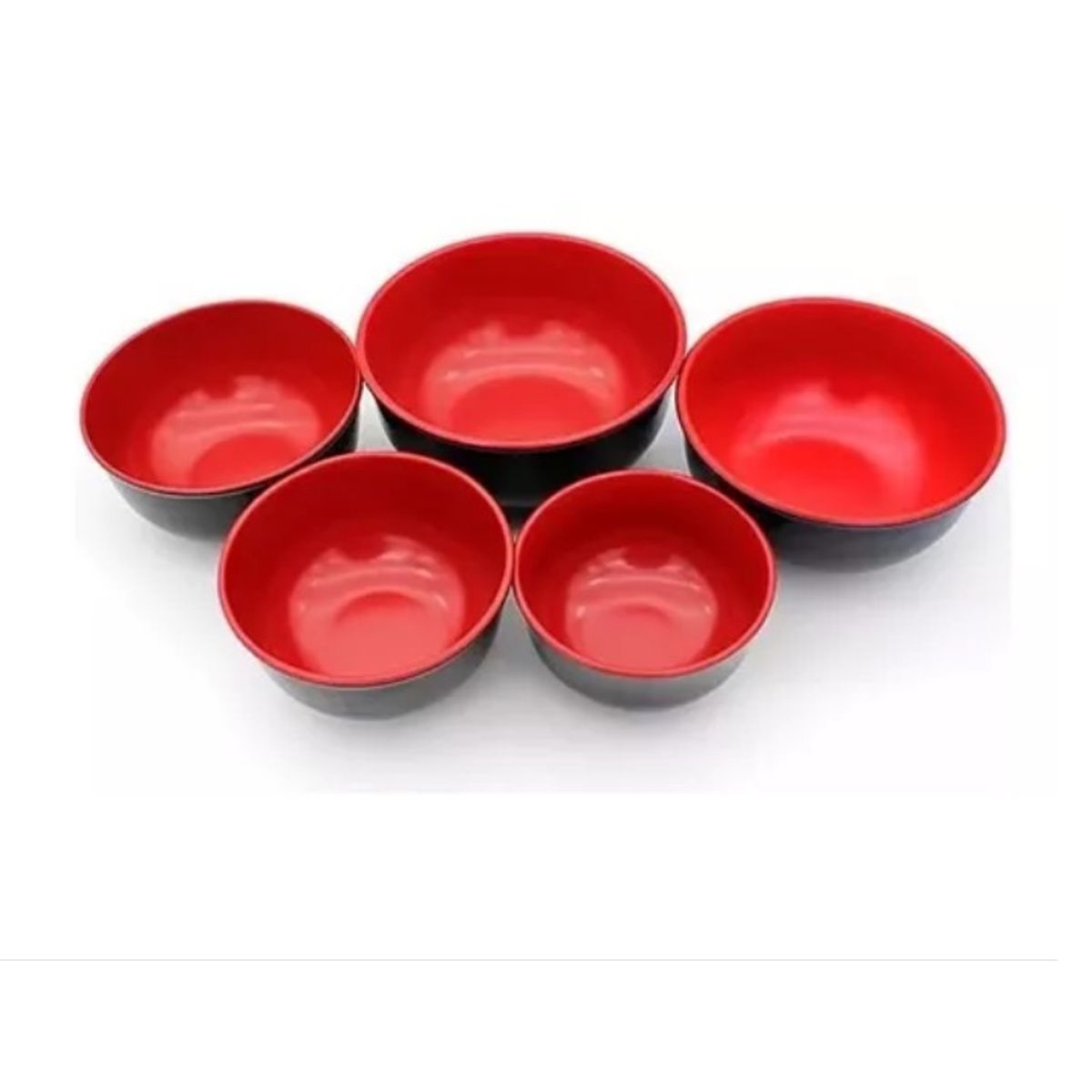 GENERICO - Pack 6 Pocillo Tazón  De Melamina Bowl Cocina 800ml