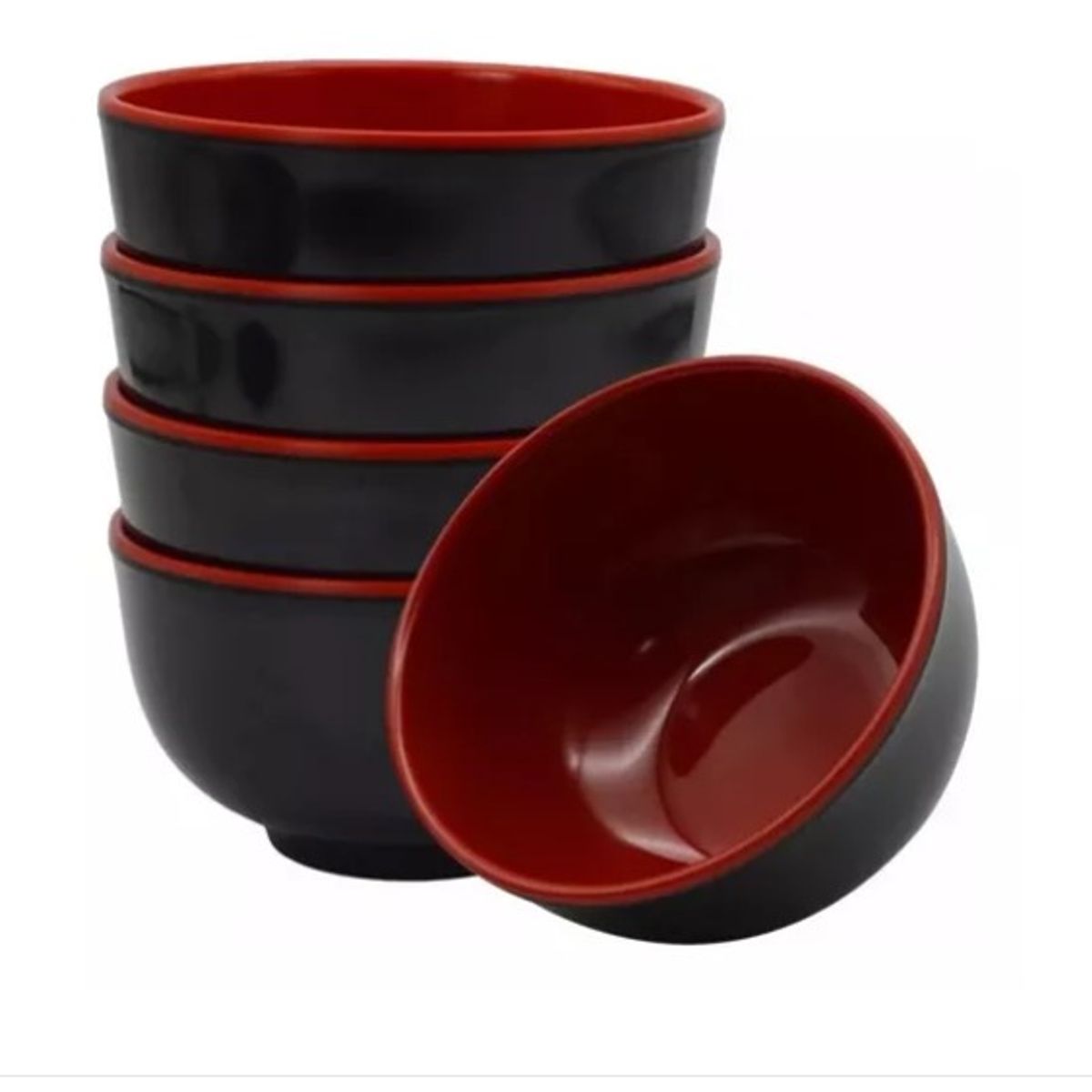 GENERICO - Pack 6 Pocillo Tazón  De Melamina Bowl Cocina 800ml