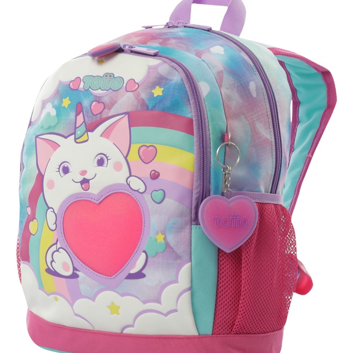 TOTTO - Mochila Infantil Escolar Kinder Totto Rpet Para Niña