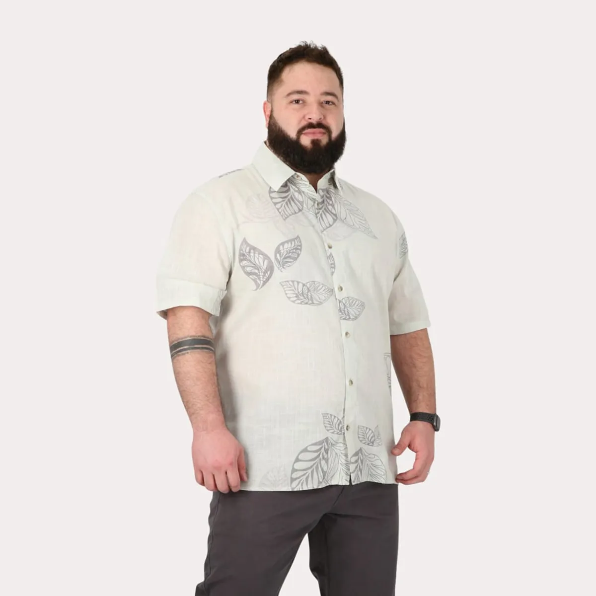 GANGSTER - Camisas Mc Algodón Lagoa Verde  Gangster