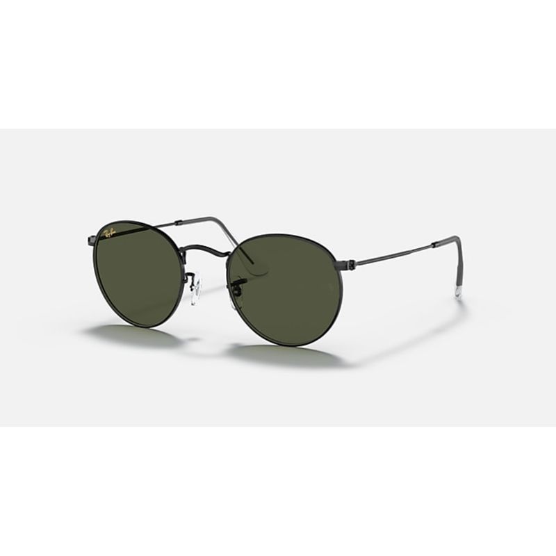 RAY BAN - Lentes de Sol Ray Ban Round Metal RB3447 919931 53-21 Negro/verde