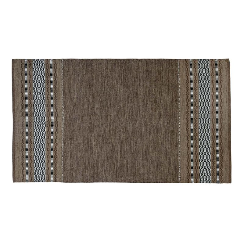 GENERICO - Alfombra Kilim Rustic Nomad Antideslizante Marrón 180 X 280 mts