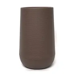 WAKESHOME - Macetero De Plastico Grande Ancho 30cm Alto 47cm