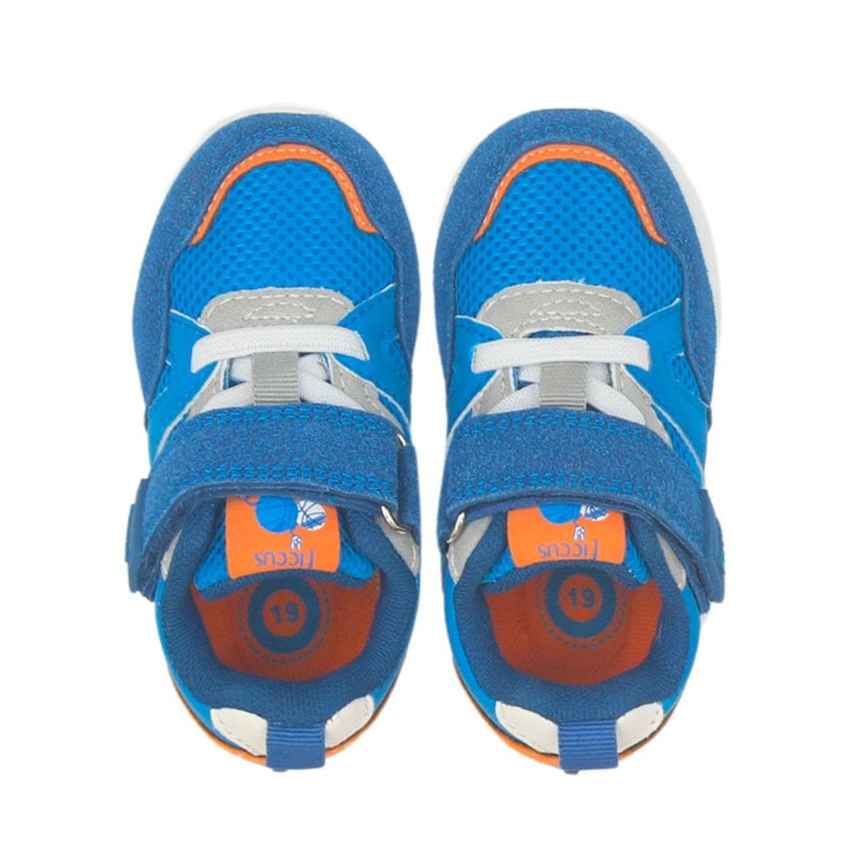 FICCUS - Zapatilla Sport Bebé Niña Principiante Azul