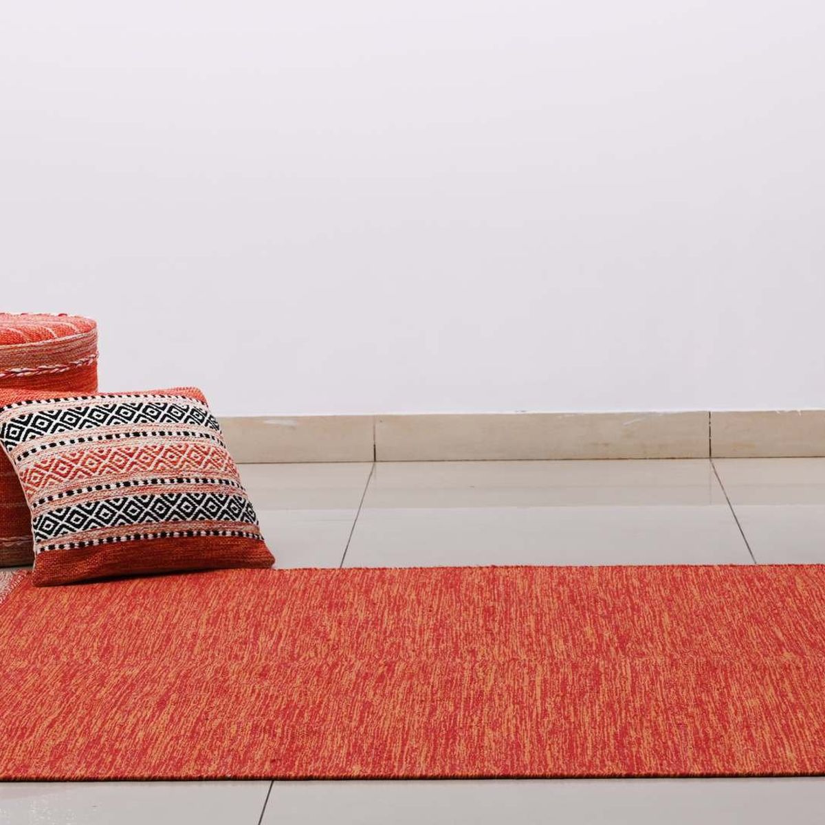DECOGHAR - Alfombra Kilim Rustic Nomad Naranja 150 X 210 mts