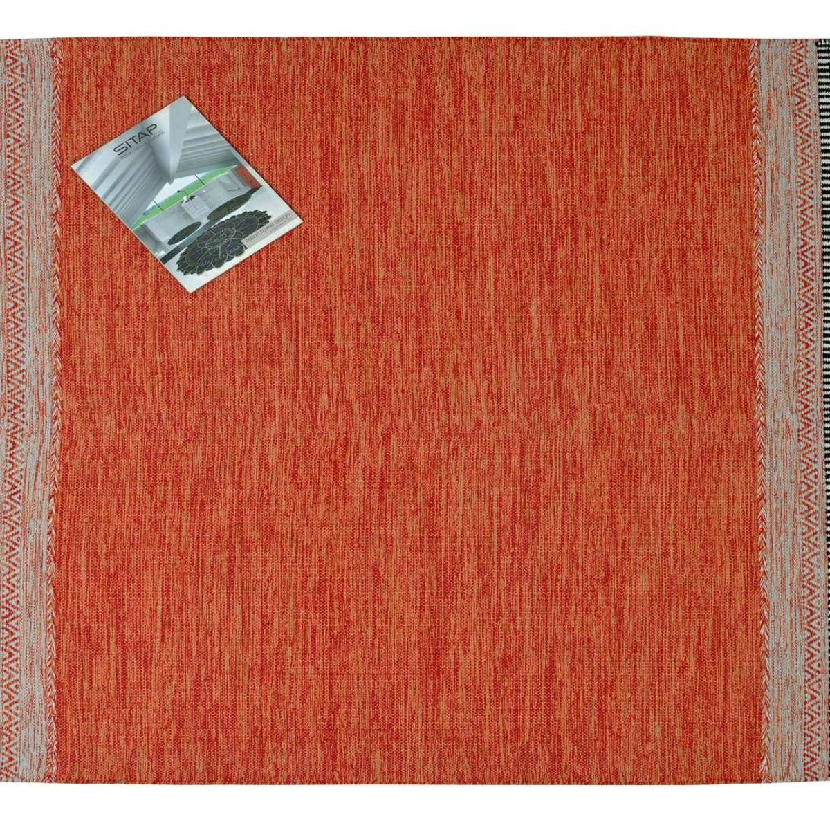 DECOGHAR - Alfombra Kilim Rustic Nomad Naranja 150 X 210 mts