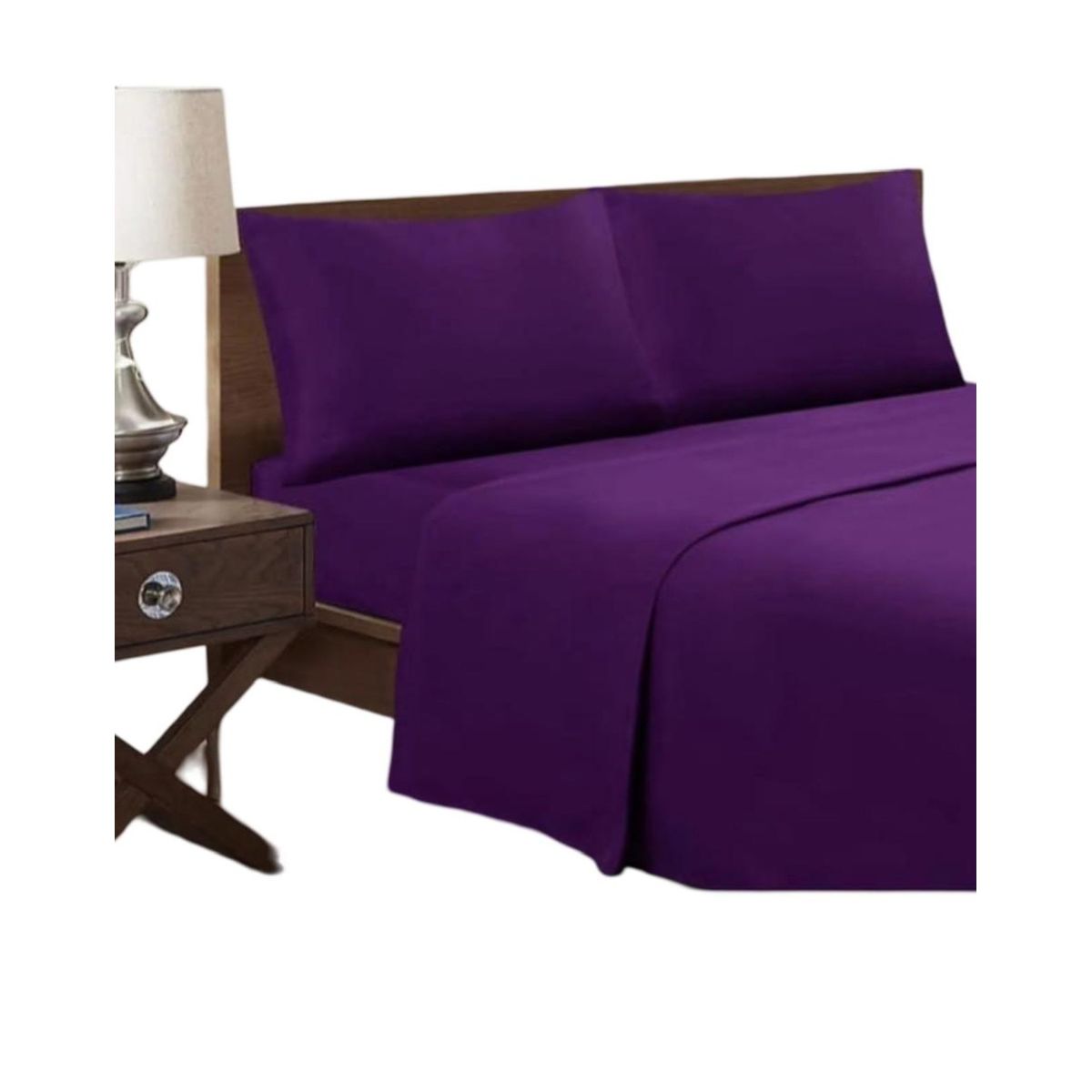 GENERICO - Sábanas 144 Hilos Suaves - 1 Plaza C8