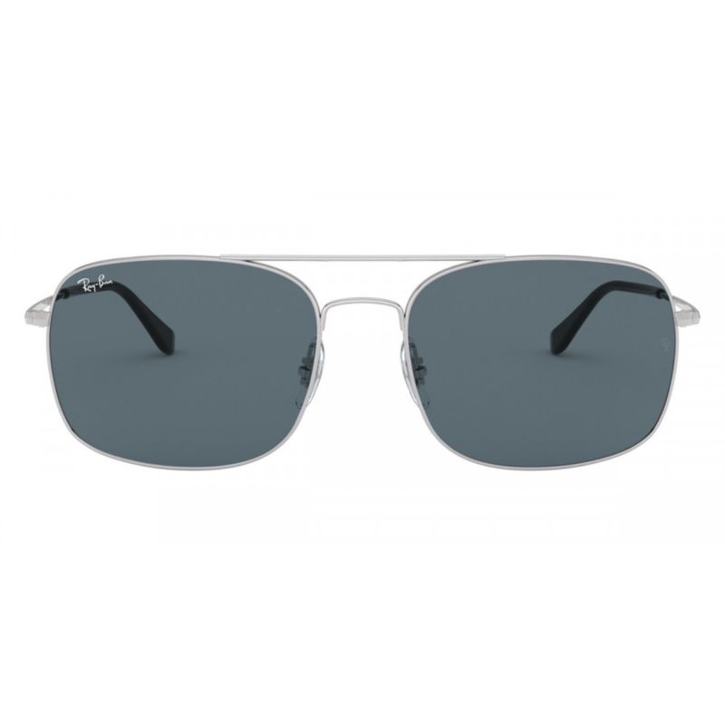 RAY BAN - Lentes de Sol Ray Ban Classic RB3611 003/R5 60-18 Plata/Gris Azul