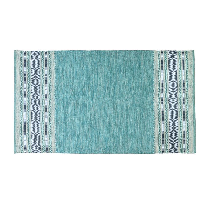 GENERICO - Alfombra Kilim Rustic Nomad Turquesa 150 X 210 mts