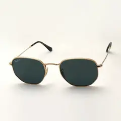 RAY BAN - Lentes de Sol Hexagonal RB3548N Polarizado dorado/verde 54-21