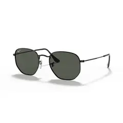 RAY BAN - Lentes de Sol Hexagonal RB3548N Negro/Verde Polarizado 51-21