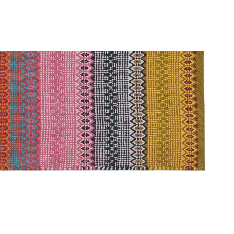 GENERICO - Alfombra Kelim Boho Stripes Con Antideslizante Multi 180 X 280 mts
