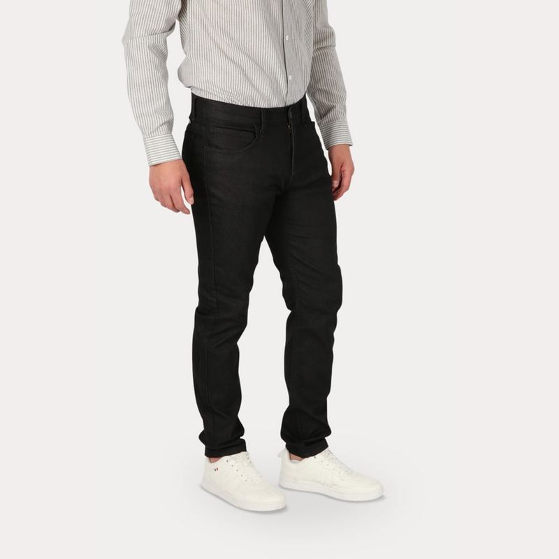 GANGSTER - Pantalon Canvas Liso 0 Negro Gangster