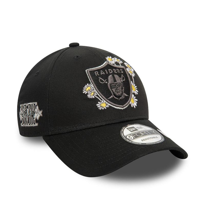 NEW ERA - Gorra 9Forty Las Vegas Raiders MLB Flower Icon Black