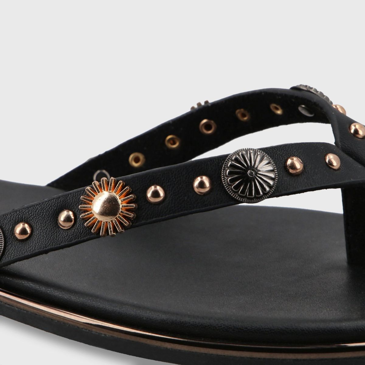 GOTTA - Sandalia Mujer Negra Plana 55211 Gotta