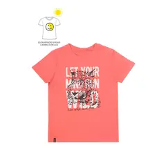 FICCUS - Polera Kids Niño Coral