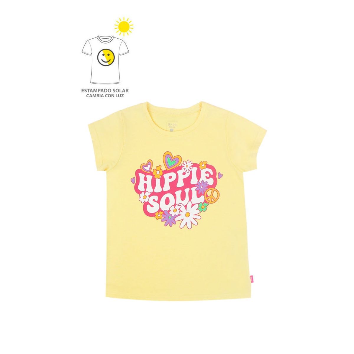 FICCUS - Polera Junior Niña  Amarillo