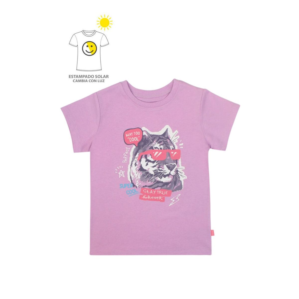 FICCUS - Polera Kids Niña  Lila