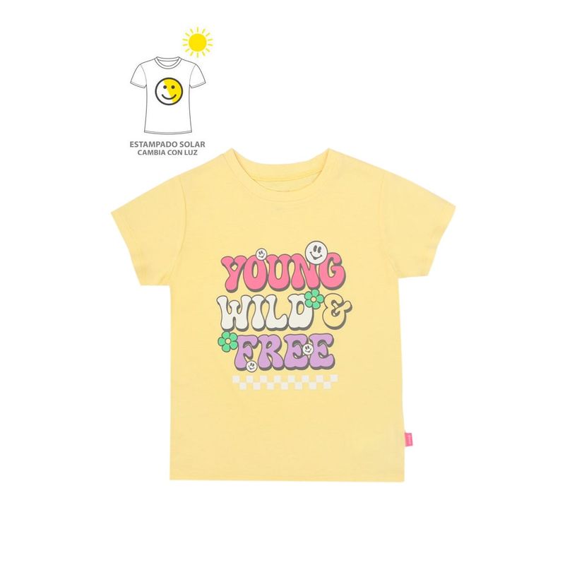 FICCUS - Polera Kids Niña  Amarillo