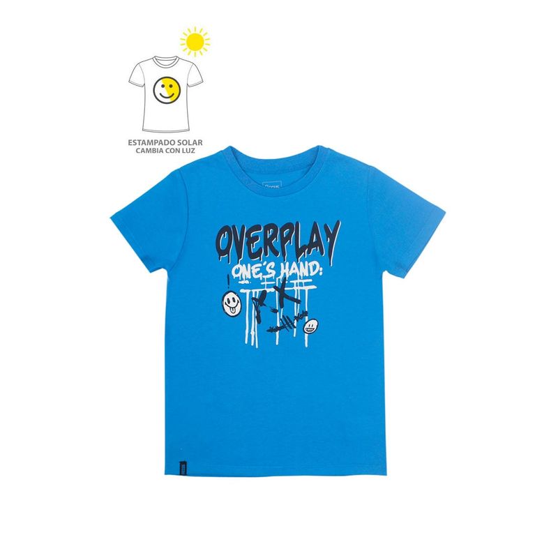 FICCUS - Polera Kids Niño  Azul