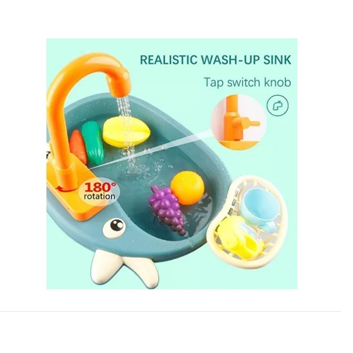 GENERICO - Juguete Infantil Lavavajillas Electrónico Portátil