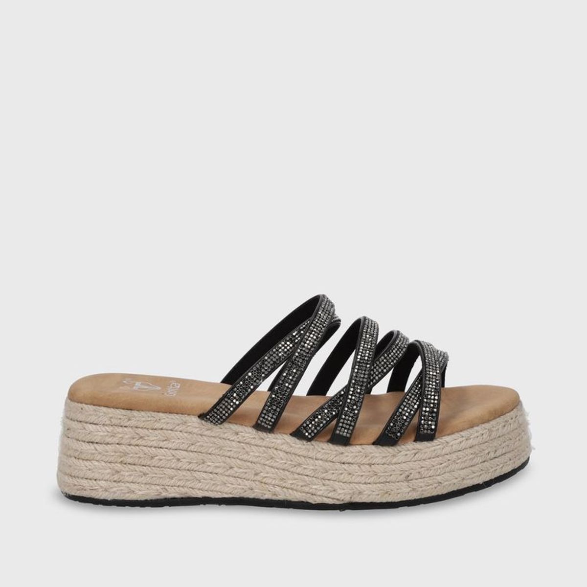 GOTTA - Sandalia Mujer Negra Plataforma 55972 Gotta