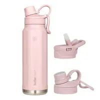 Termo Botella Agua Termica Acero Inox Buffer 1lt - Salmon