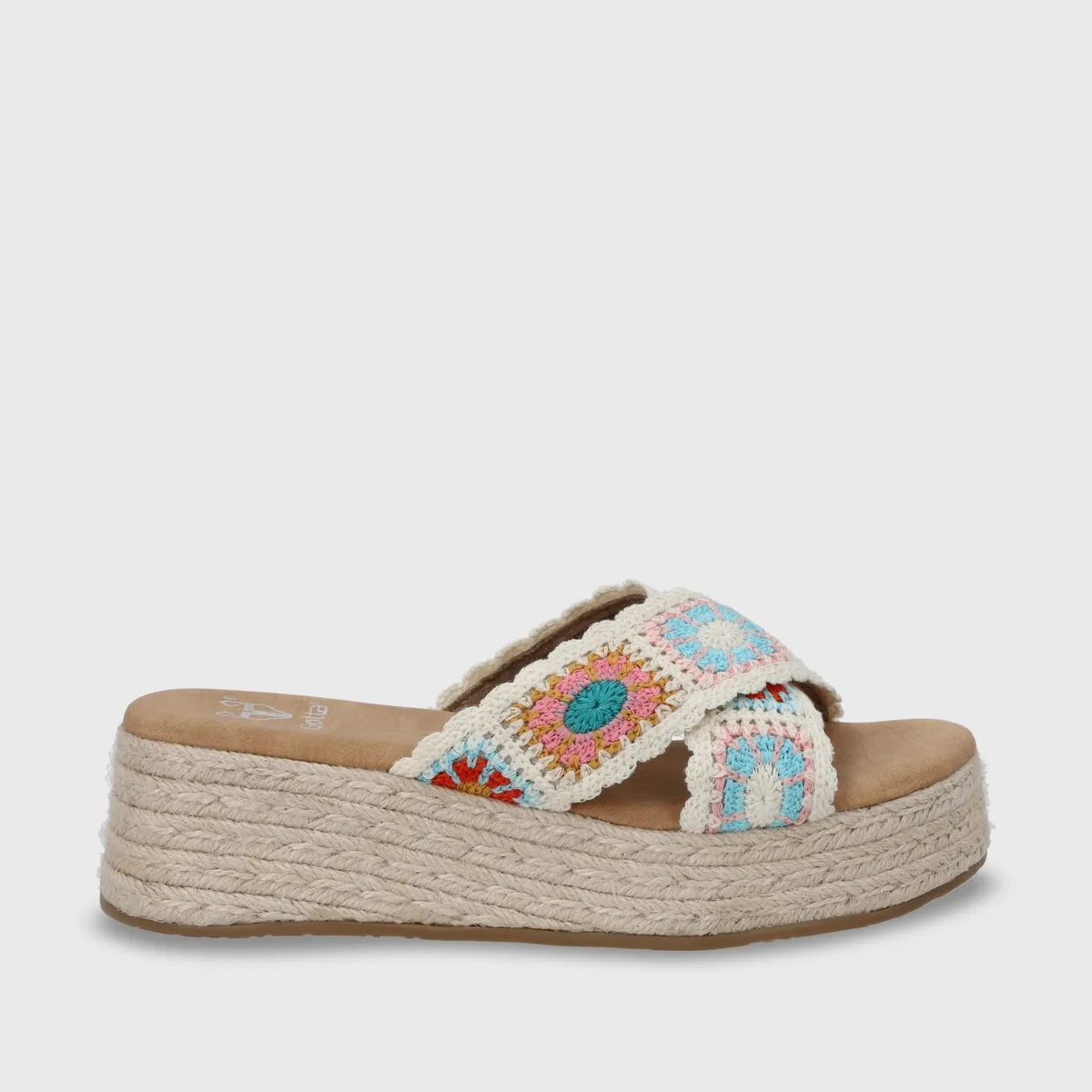 GOTTA - Sandalia Mujer Multicolor Plataforma 55970 Gotta