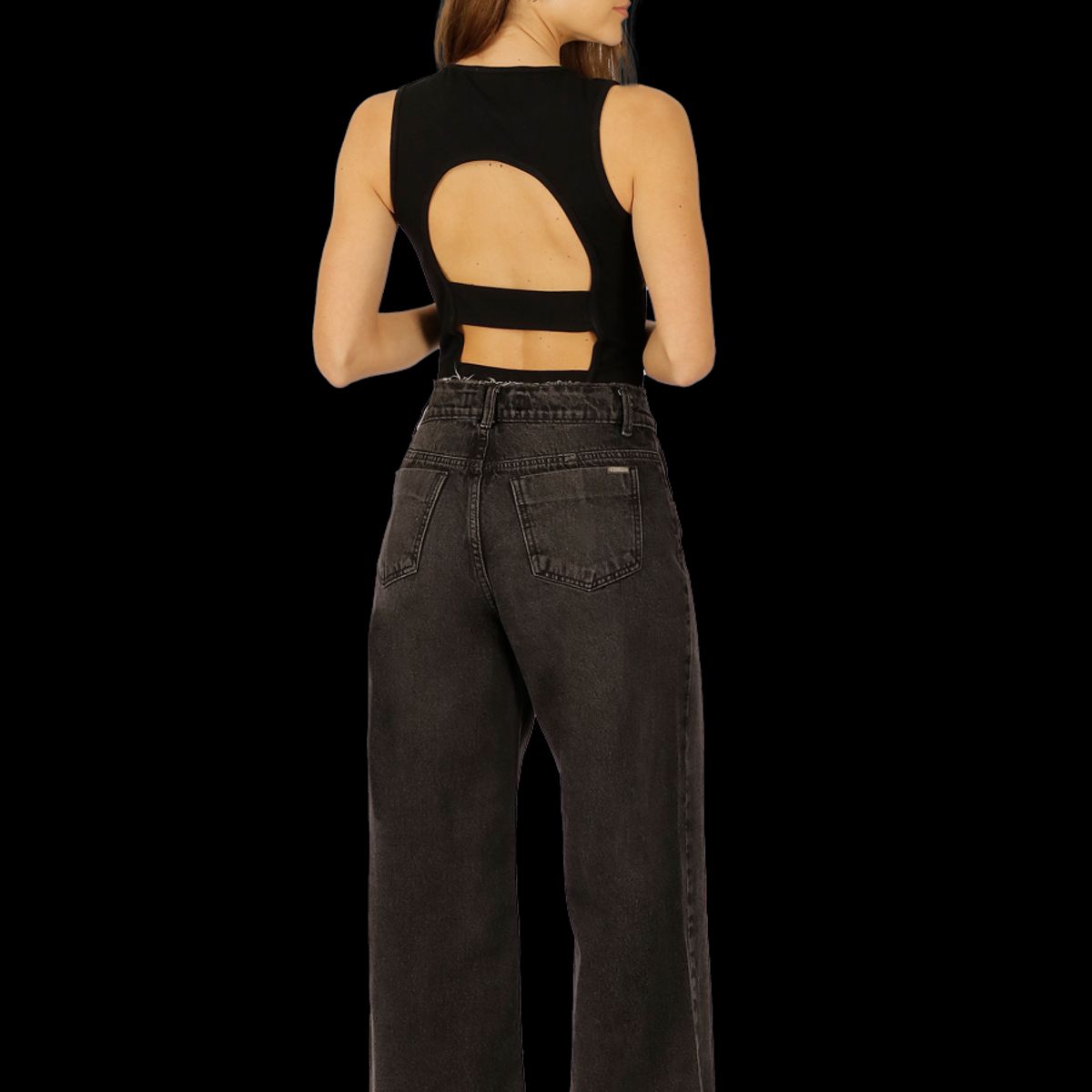 DIVINO JEANS - Jeans Rafaella Negro Divino Jeans