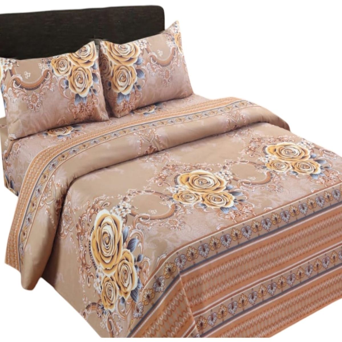 GENERICO - Sábana Plaza y Media 144 Hilos Algodón Suave 8O8