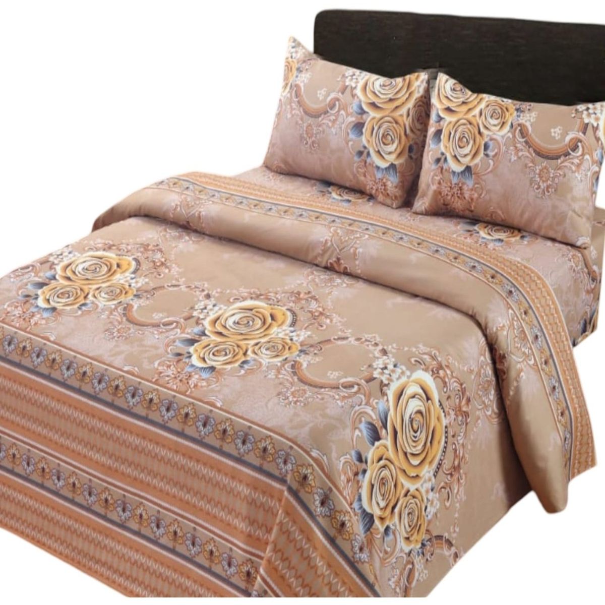 GENERICO - Sábana Plaza y Media 144 Hilos Algodón Suave 8O8