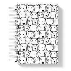 TIENDITA MUJERES - Cuaderno Planificador Monochrome Paws