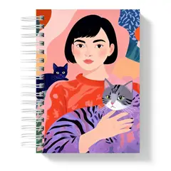 TIENDITA MUJERES - Cuaderno Planificador Cat Lady Charm