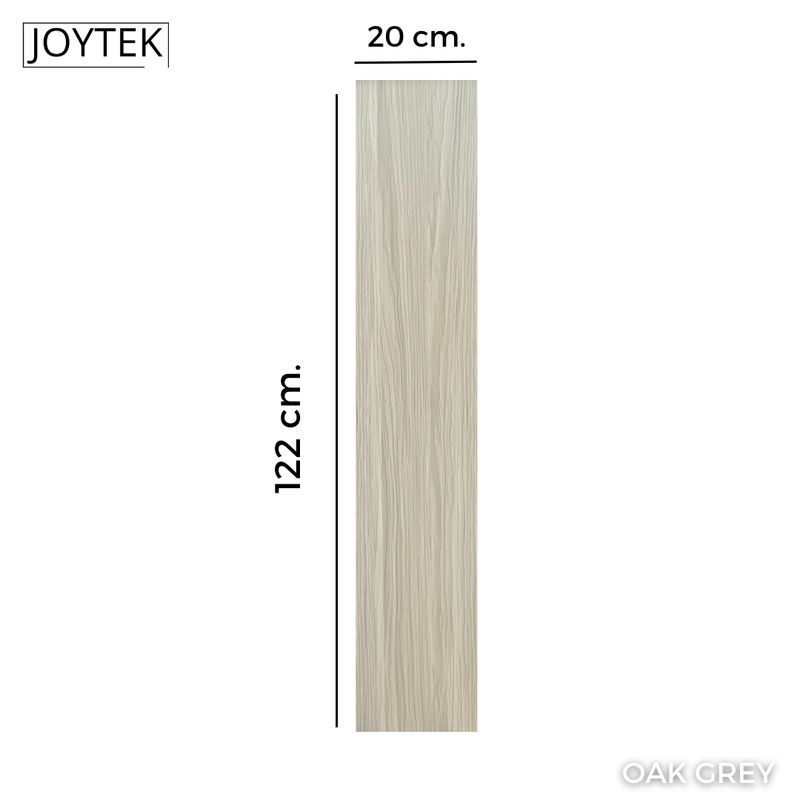 JOYTEK - Piso Flotante 8 mm OAK GREY 121cm x 19cm 1.92 m2 ($ POR CAJA)