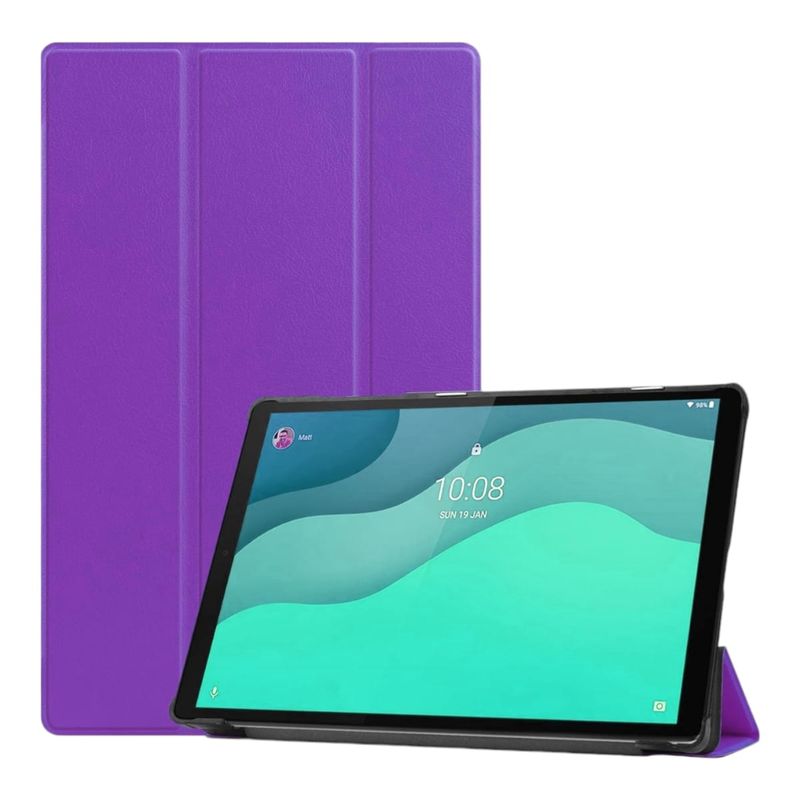GENERICO - Funda Inteligente compatible con Lenovo Tab M10 HD 2da Gen Morado