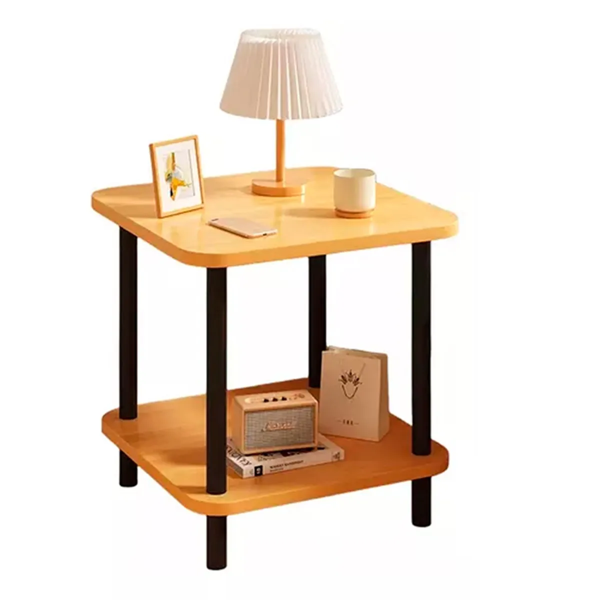 ESHOPANGIE - Mesa De Centro Minimalista Madera Sala De Estar Auxilia Mesa