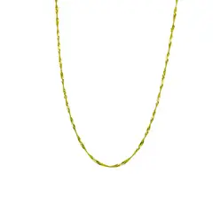 COGGIOLA - Cadena Singapur Grueso Enchapado Oro 18K