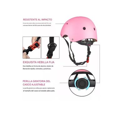 Imagen 2 del producto Juego De Equipo De Protección 7 En 1, Kit De Casco Niños-as