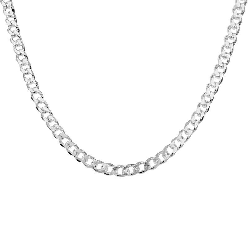 ANDREA COGGIOLA JOYAS - Cadena Grumet Mediana Hombre Plata Fina 925