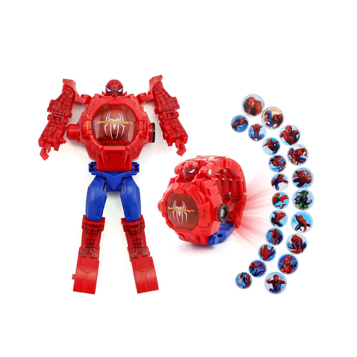 GENERICO - Reloj Proyección Convertible H Arañana Juguetes Niños