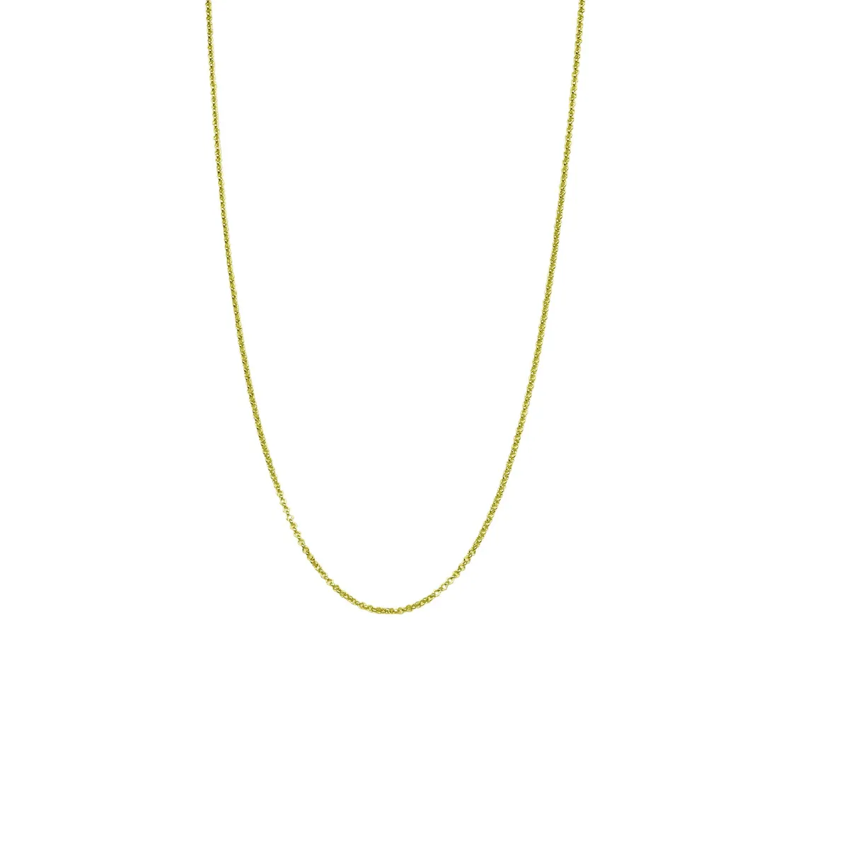 COGGIOLA - Cadena Rolo Fino Enchapado Oro 18K