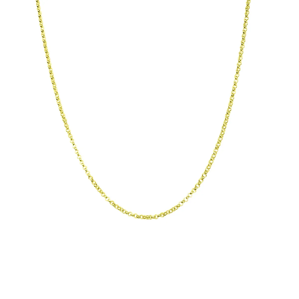 COGGIOLA - Cadena Rolo Fino Enchapado Oro 18K