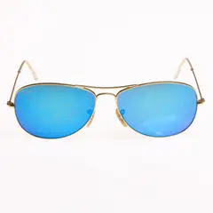 RAY BAN - Anteojos Lentes de Sol Cockpit RB3362 112/17 59-14 Dorado/Azul