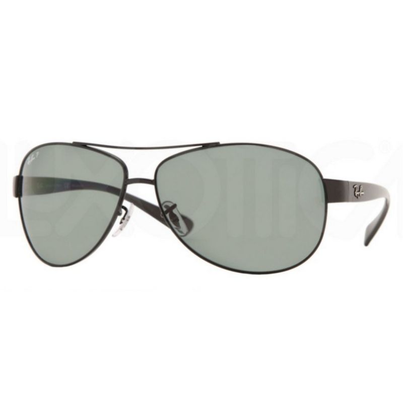 RAY BAN - Lentes de Sol Ray Ban Classic RB3386 Negro/Verde Polarizado 63-13